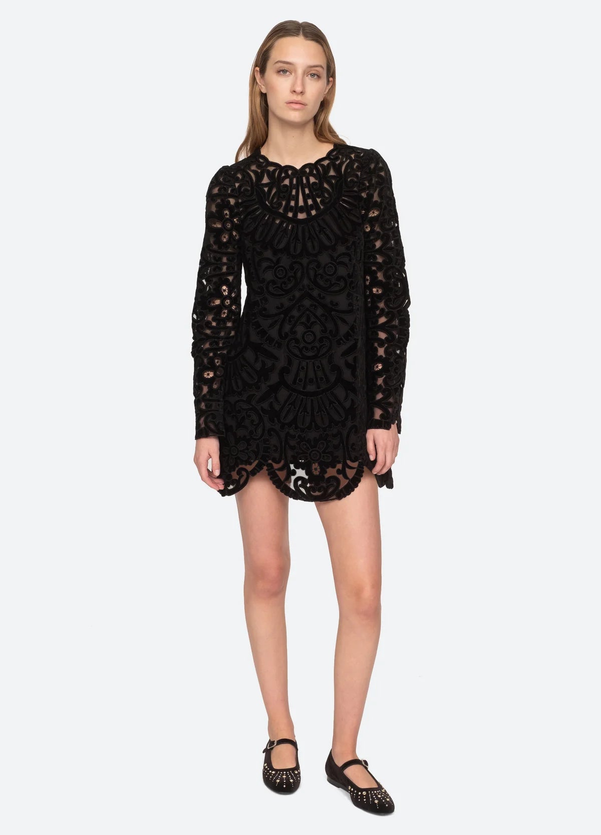 Dana Long Sleeve Dress - Black