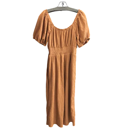 Jumpsuit By Blush In Brown, Size: L