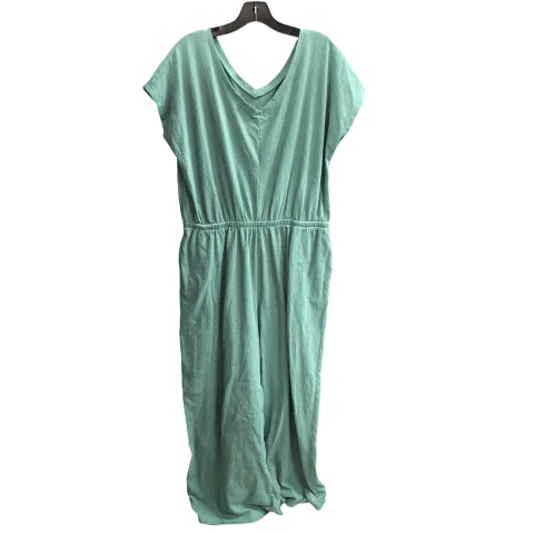 Jumpsuit By Cuddl Duds In Green, Size: L