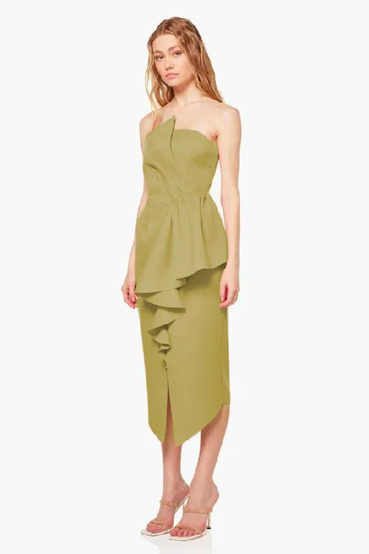 Reception Dress - Olive