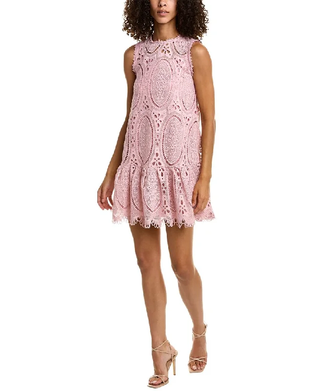 Gracia Eyelet Lace Mini Dress