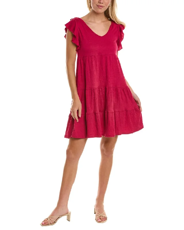 Max Studio Ruffle Tiered Mini Dress