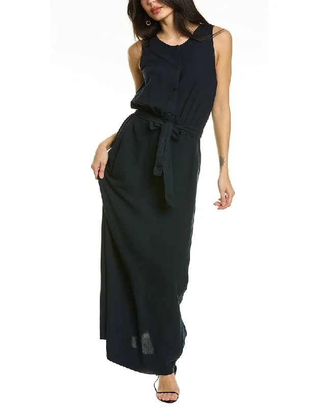 Splendid Gail Linen-Blend Maxi Dress