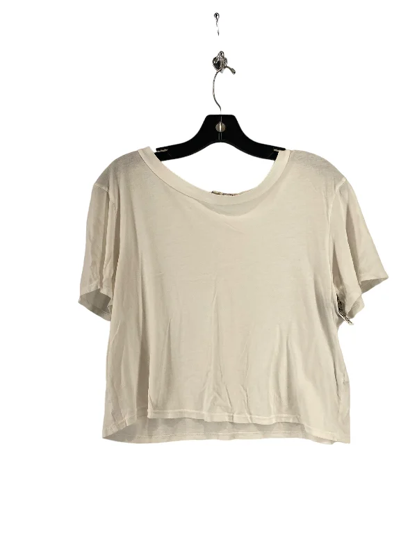 Top Short Sleeve Basic By Michael Stars In White, Size: Os