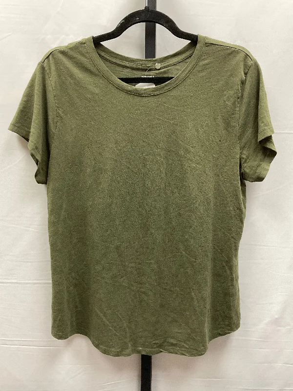 Top Short Sleeve Basic By Sonoma In Green, Size: Xl