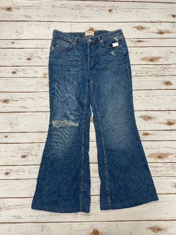 Jeans Flared By We The Free In Blue Denim, Size: 12