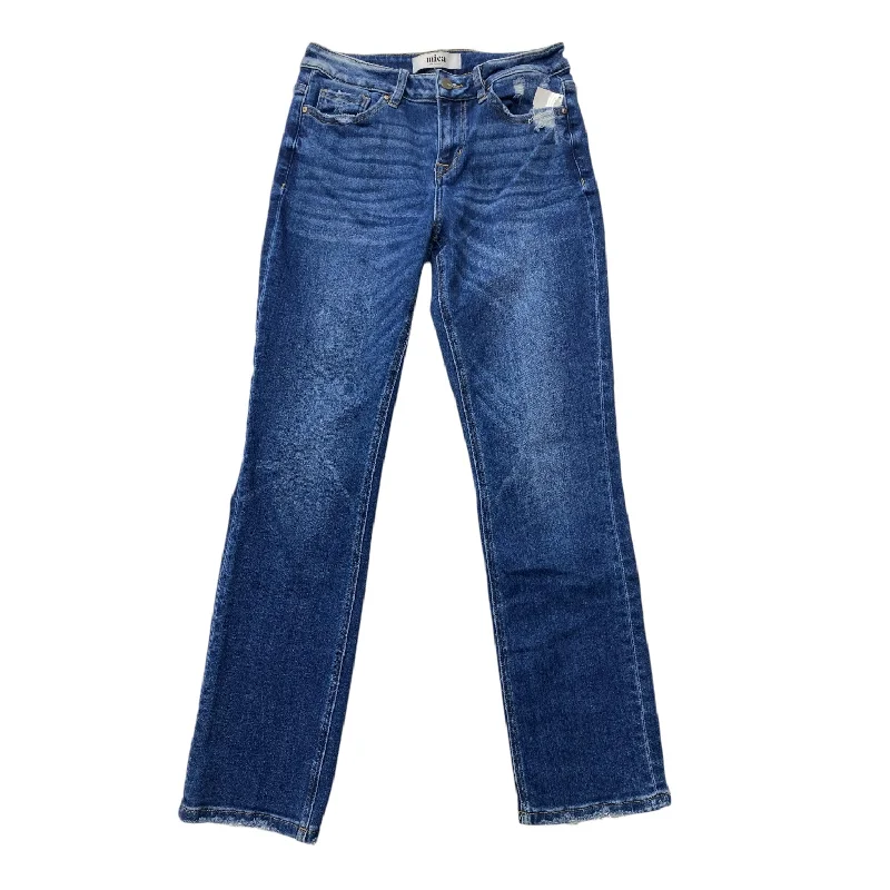 Jeans Straight By Mica In Blue Denim, Size: 2