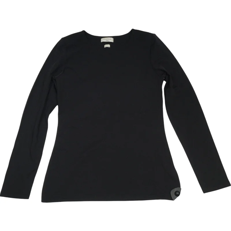 Top Long Sleeve Basic By Aritzia In Black, Size: L