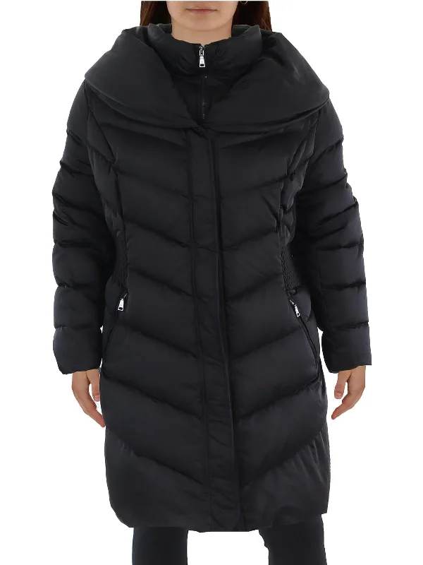 Plus Womens Insulated Quilted Down Coat