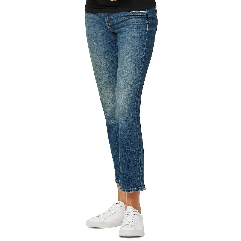 The Lara Womens Cropped Ankle Cigarette Jeans